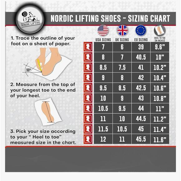 Nordic Lifting Powerlifting Shoes – Elevate Your Weightlifting Game! - Picture 3 of 8